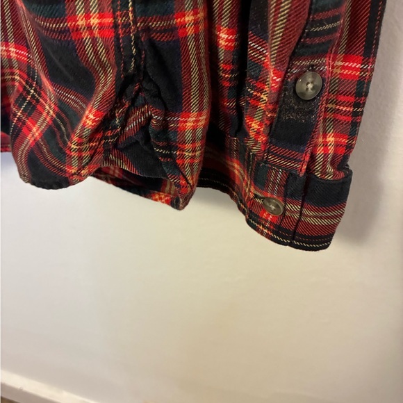 Vans Vintage Plaid Red and Black Button-Down Shirt - Picture 8 of 9